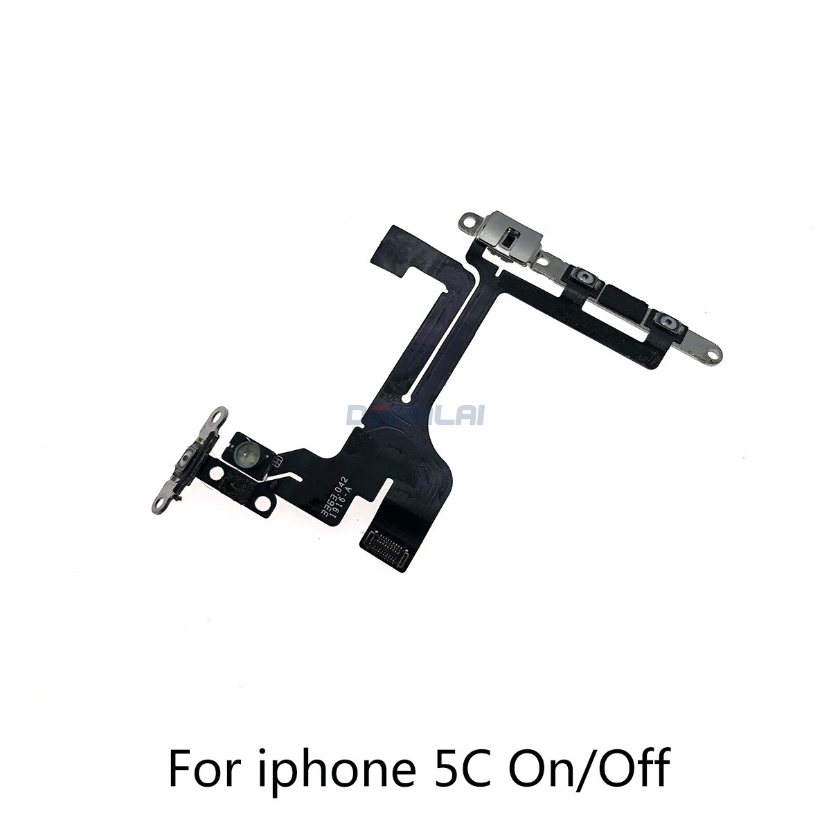 1 Piece Power Button On Off Flex Cable For iPhone 4 4G 4S 5G 5 5S 5C Plus Mute Volume Switch Connector Ribbon Parts: 5C On Off