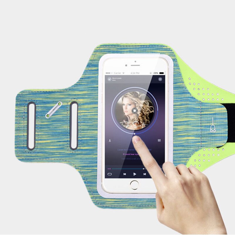 Brazalete táctil para teléfono móvil, funda de 5,8 pulgadas para iPhone 6 6S 7 Plus, para ejercicio, entrenamiento