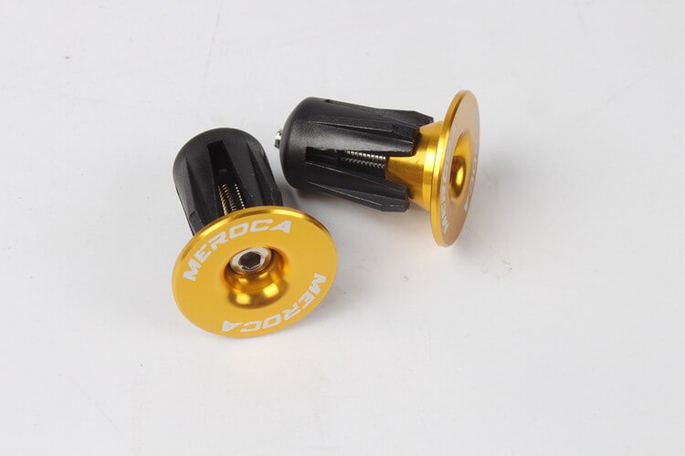 MEROCA-Tapones para manillar de bicicleta de montaña, accesorios para manillar de bicicleta de carretera, tapas expansibles, mango de aleación de aluminio, decoración de bicicletas en varios colores