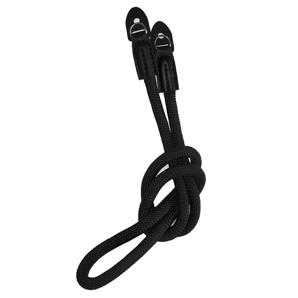 Sangle de caméra universelle, corde d&#39;escalade élastique, sangle d&#39;épaule pour appareil photo SLR: Black