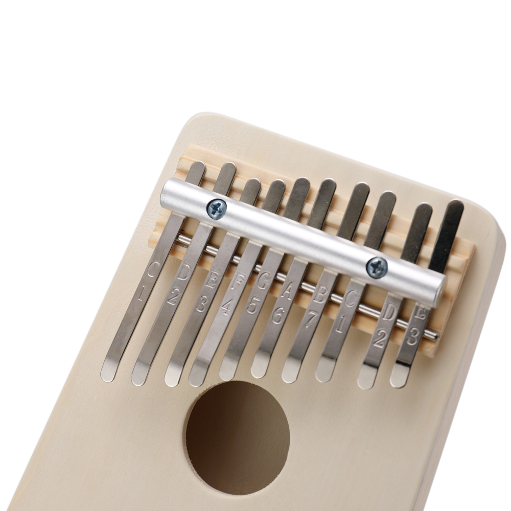 Simple Assembly Kalimba Handwork DIY Kit Wood Finger Thumb Piano Transparent Colorful Kalimba Music Instrument children