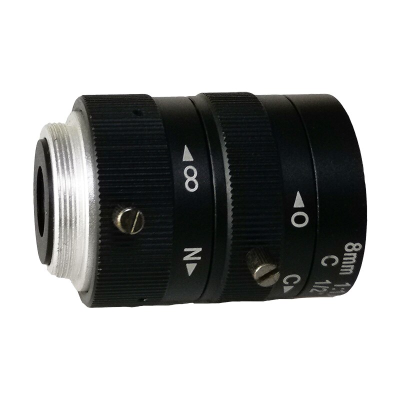 3 Megapixel Manual Fixed Lens 8mm 1/2" F1.4 Lens C Mount FA / Machine Vision fixed focal length lenses Industrial camera lens