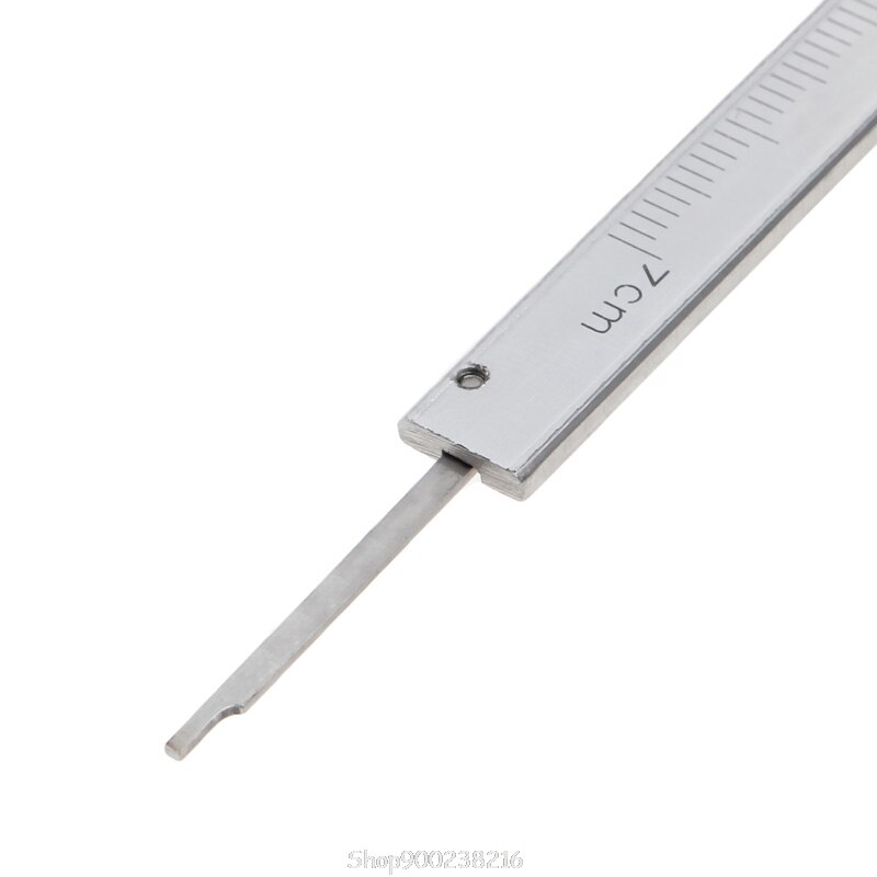 Mini Vernier Caliper 0-70mm Guage Pocket Stainless Hardened Metric Machinist S03 20