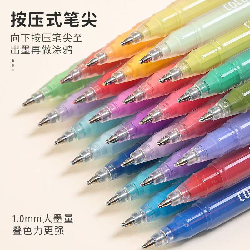 Aesthetic stationery back to school accessories graffiti Color markers acrylic marker Brush tip pens art supplies drawing pens