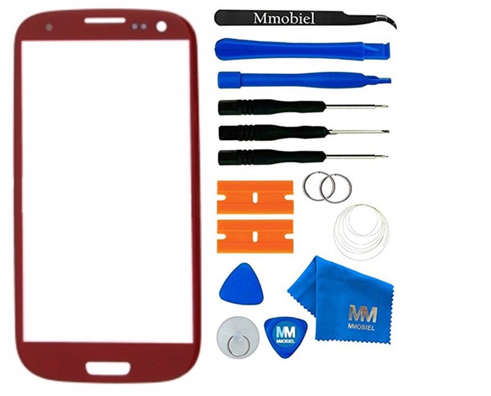 MMOBIEL, para Samsung Galaxy S3 i9300 i9301 i9305, Panel táctil frontal de cristal, pantalla digitalizadora, herramientas de reparación, 12 piezas