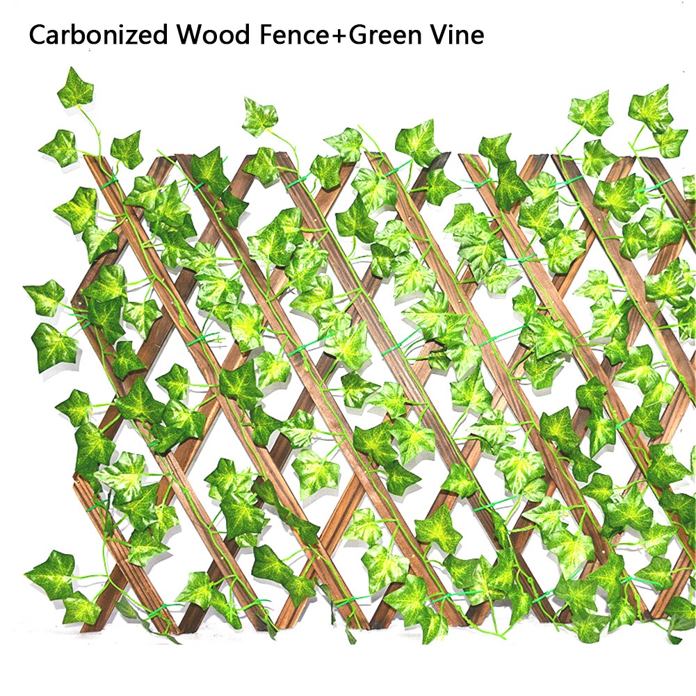 Extendable Instant Fence Outdoor Wooden Fence Garden Balcony Vine Frame Wedding Props Decoration