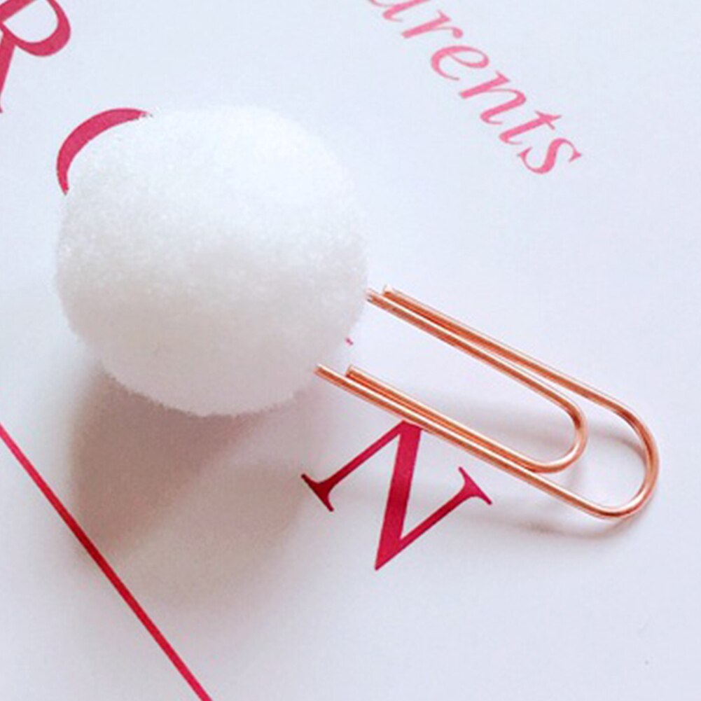 10 stk hårbold papirclips ringbind klemme memo holder bogmærker kontorpapir