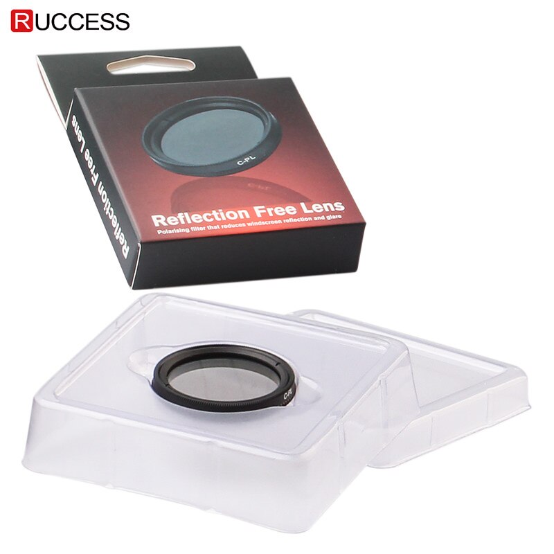 Original ruccess 37mm cpl filter til bil dvr dash kamera  a7810g a7810g pro ambarella  a7 la 70 tilbehør til kameralinser