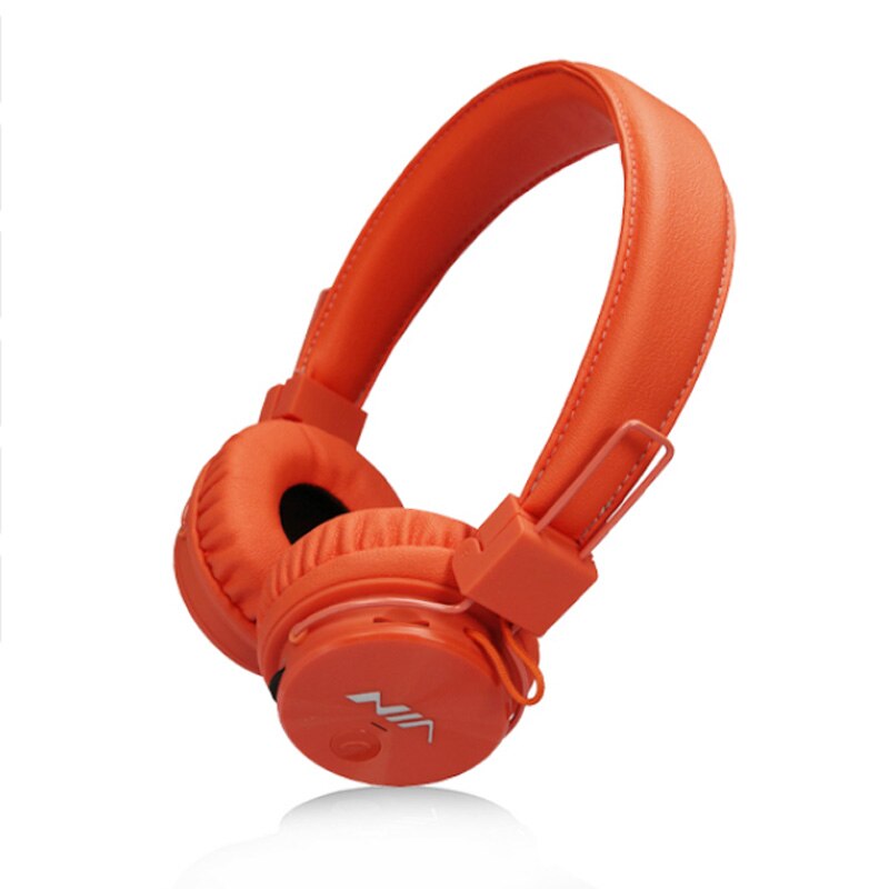 NIA X3 – casque d&#39;écoute sans fil pliable, réglable, avec Support de micro, carte TF, écouteurs pour Radio FM, , Original: Orange
