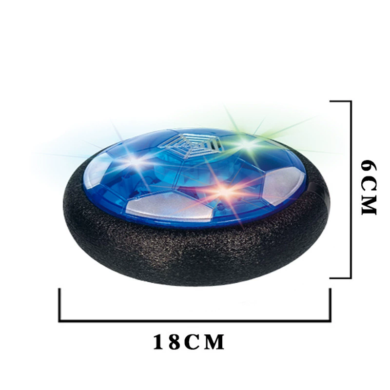 Electric Soccer Ball Hover Soccer Ball LED Light Projector Suspended Football Toys Gliding Air Cushion Floating Foam Kids: WHITE