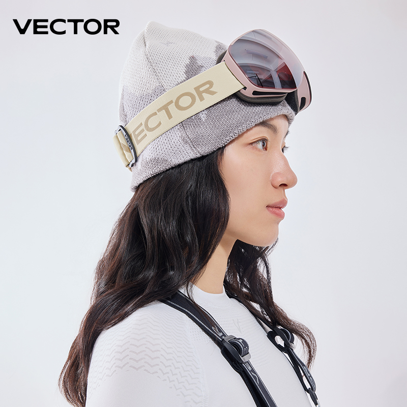 VECTOR OTG gafas de esquí Snowboard mujeres hombres gafas de esquí UV 400 gafas de protección contra la nieve adulto doble espejo esférico magnético