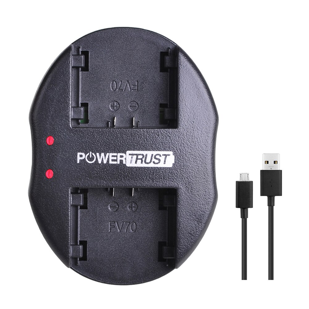 2x NP-FP50 NP-FP51 FP50 Battery and USB Charger for Sony NP-FH30 NP-FH40 NP-FH50 NP-FH60 NP-FH70 NP-FH90 NP-FP30 DCR-HC20 HC30: USB Dual Charger