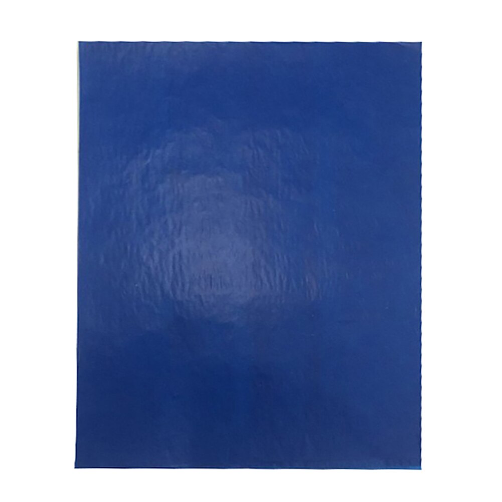 100 stk overførsel  a4 genanvendeligt multifunktionelt maleri en side håndværk broderi stof tegning farverig carbon papir sporing kopi: Blå