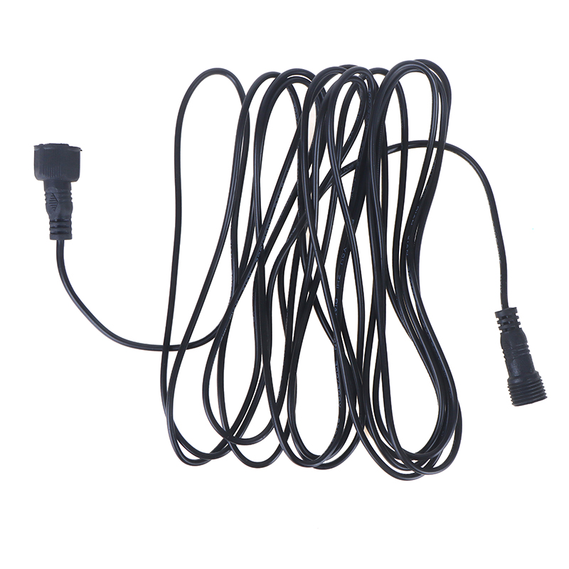 5 Meter Verlengkabel Voor Zonne-Energie Schijnwerper Waterdichte Kabel 2 Pin Mannelijke Naar Vrouwelijke Connector Schijnwerper Universele 5 M Kabel