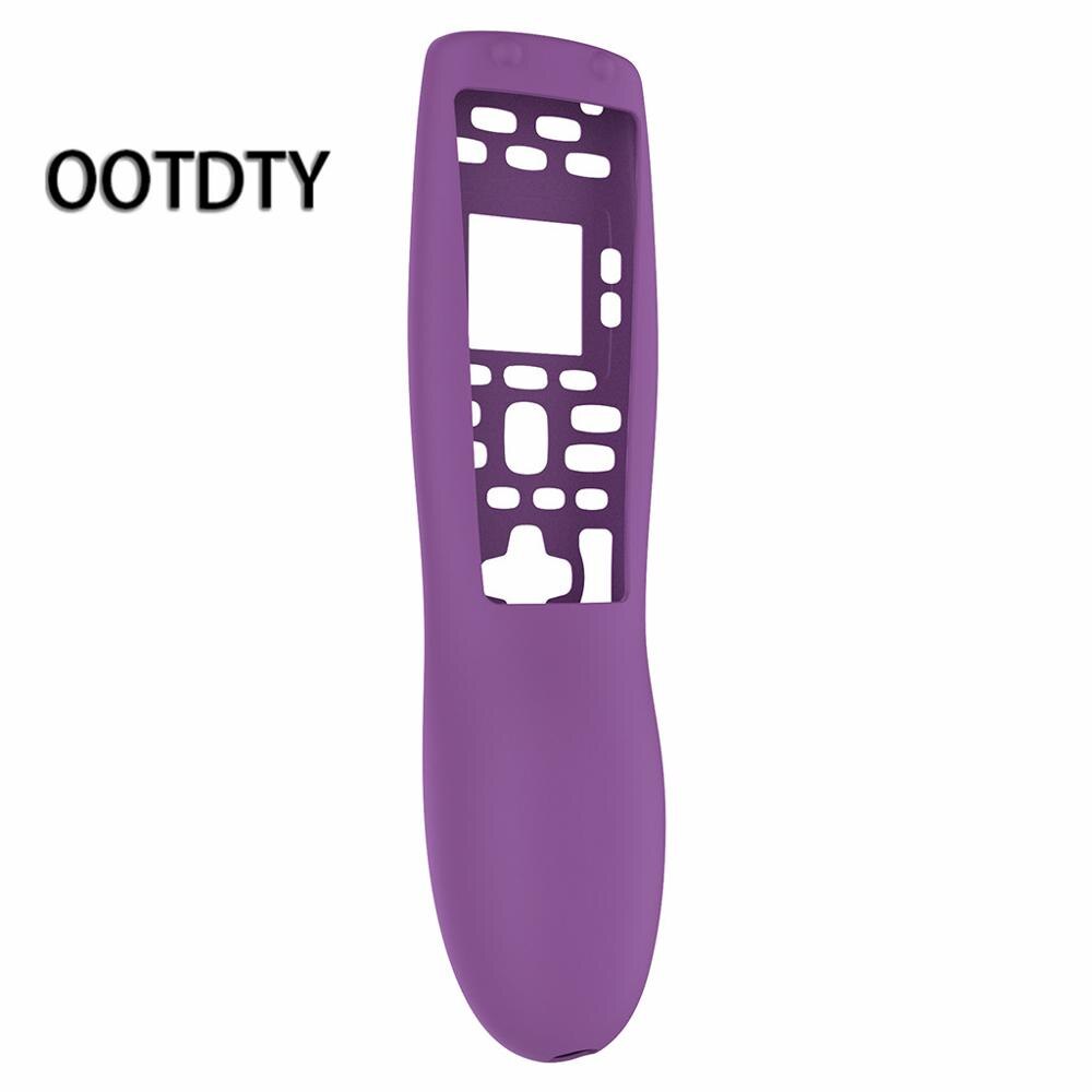 Carcasa protectora de silicona para Control remoto, funda para logitech Harmony 650 700: purple