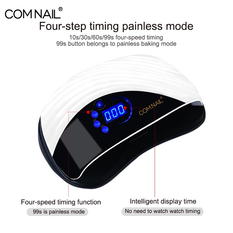 Lámpara Ultravioleta para ventilador de refrigeración integrado de uñas 10s secado rápido todo tipo de esmalte de uñas de Gel LED UV secador de uñas