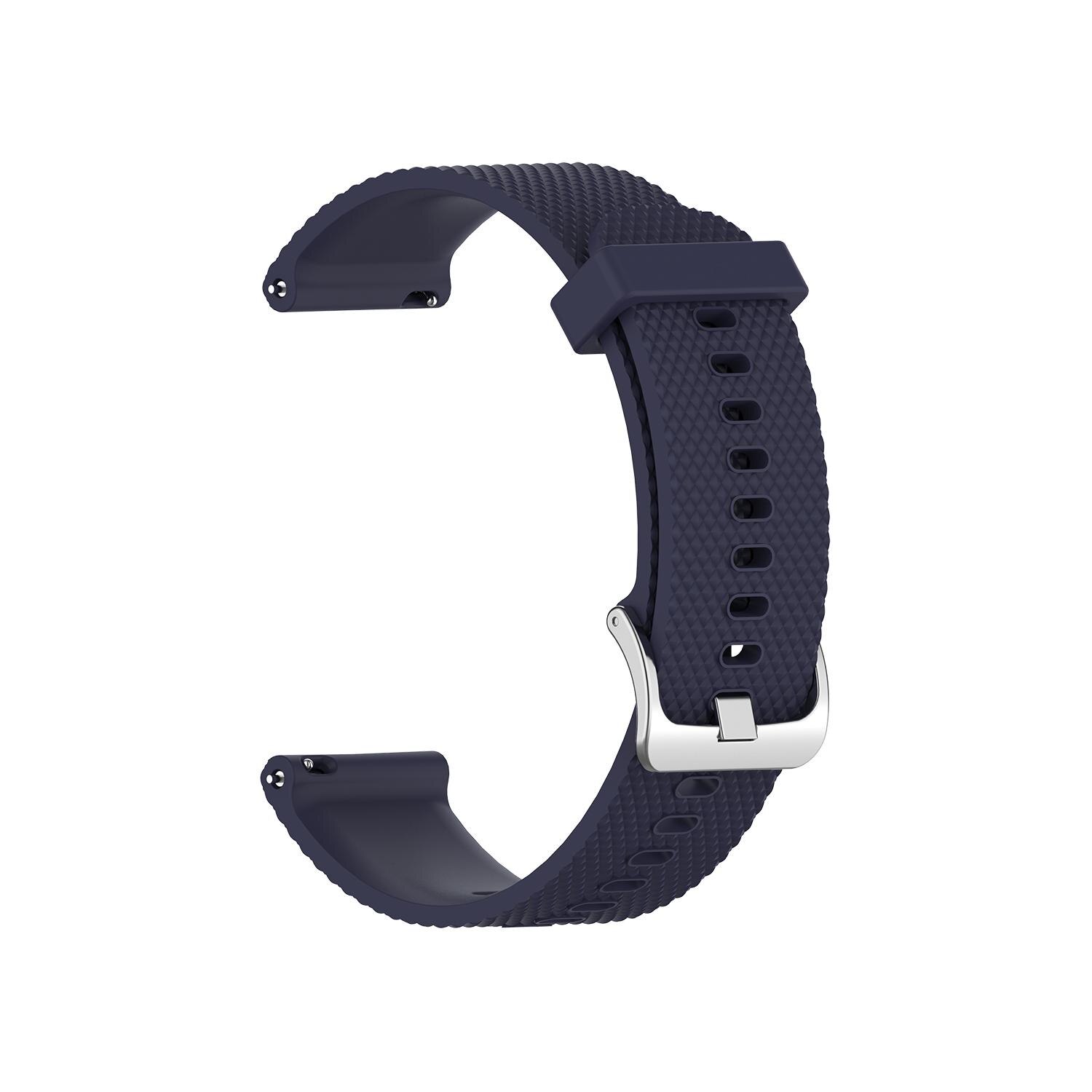 10 colori 18 MILLIMETRI Cinturino In Silicone Per Garmin Vivoactive 4 4S Smart Cinturino di Vigilanza Texture Sport Watch band Banda di Ricambio braccialetto TSFH: 2