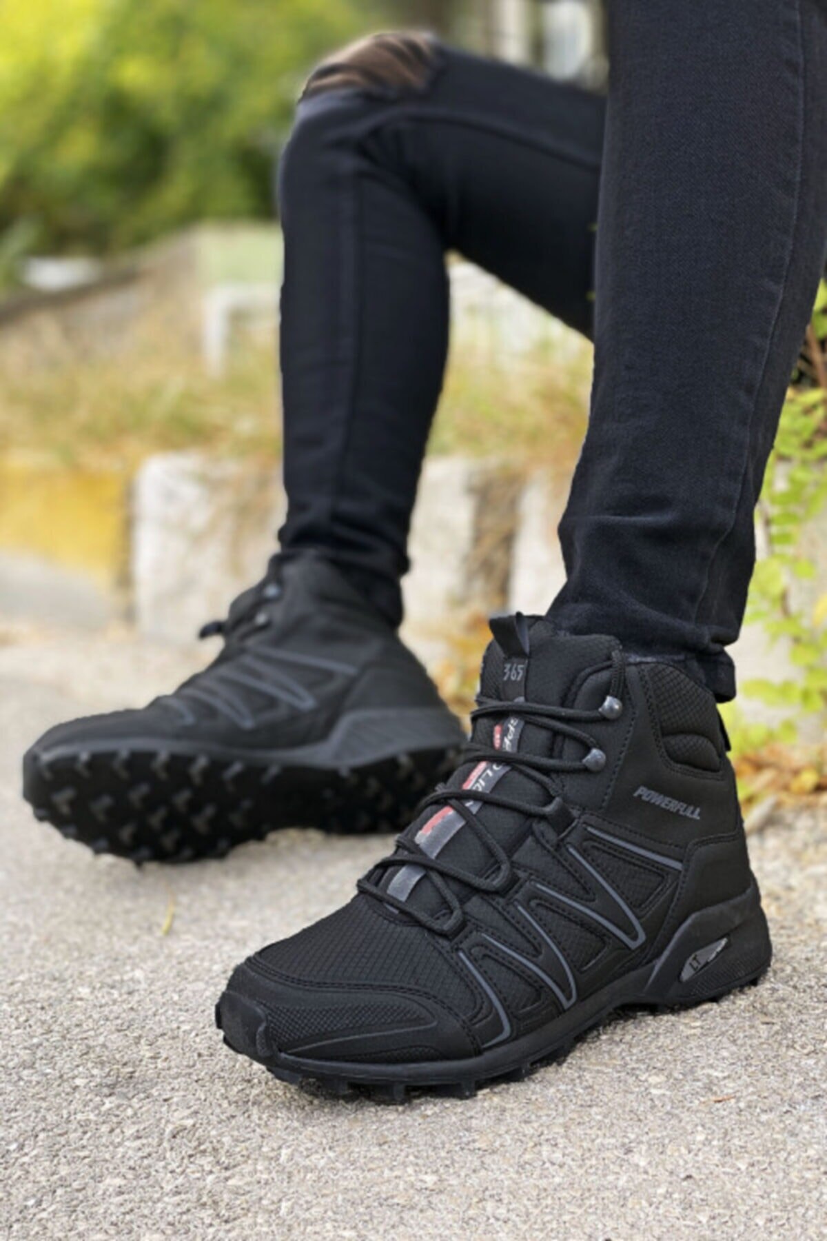 mens black outdoor boots