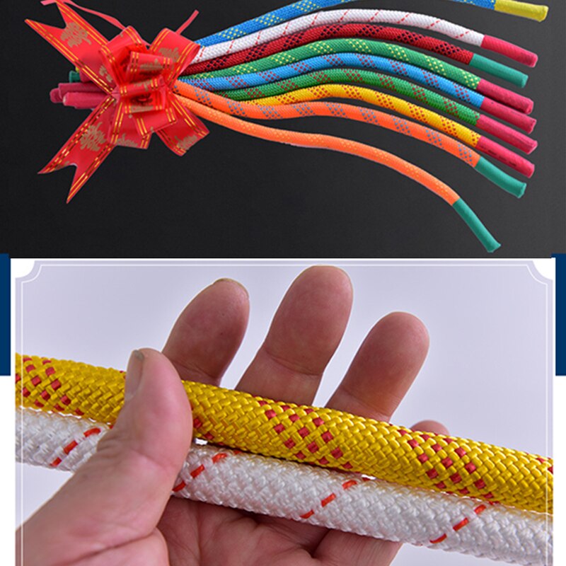 Corde de gymnastique rythmique couleur arc-en-ciel, solide, pour compétition, entraînement artistique, outils de Sport professionnels