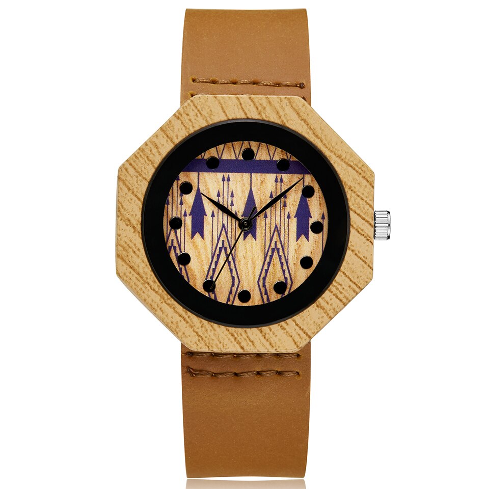 Treklokke menn kvinner kvartsimitasjon treklokke blå urskive sekskantetui klokker skinnbånd par håndleddsklokke reloj: W276