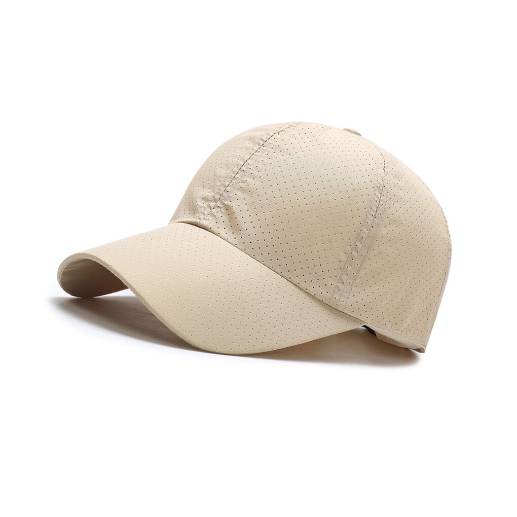 Koreaanse stijl effen zomer casual baseball pet heren snapback dames jongen snel drogende mesh pet ademende zonnehoed