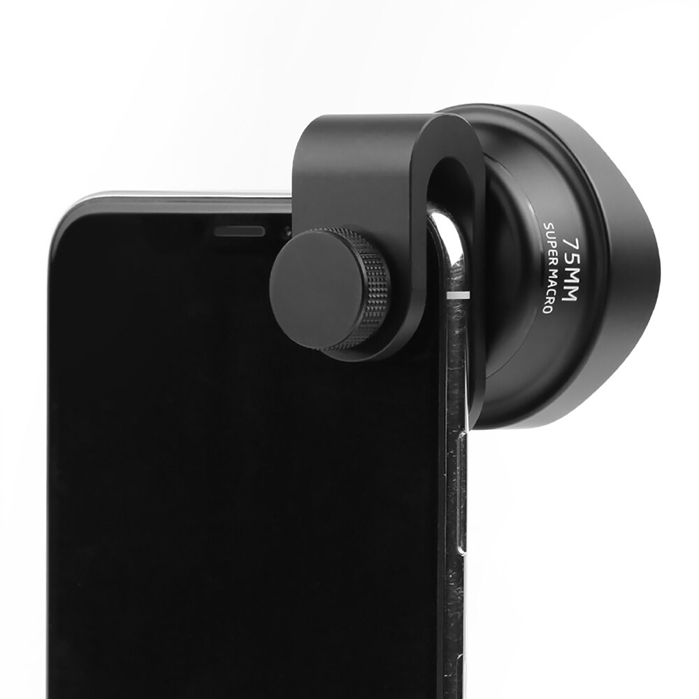 Ulanzi 75mm Macro Lens HD Geen Vervorming DSLR Effect Clip-on voor iPhone 11 Samsung Huawei Xiaomi Telefoon camera Lens 17mm Draad