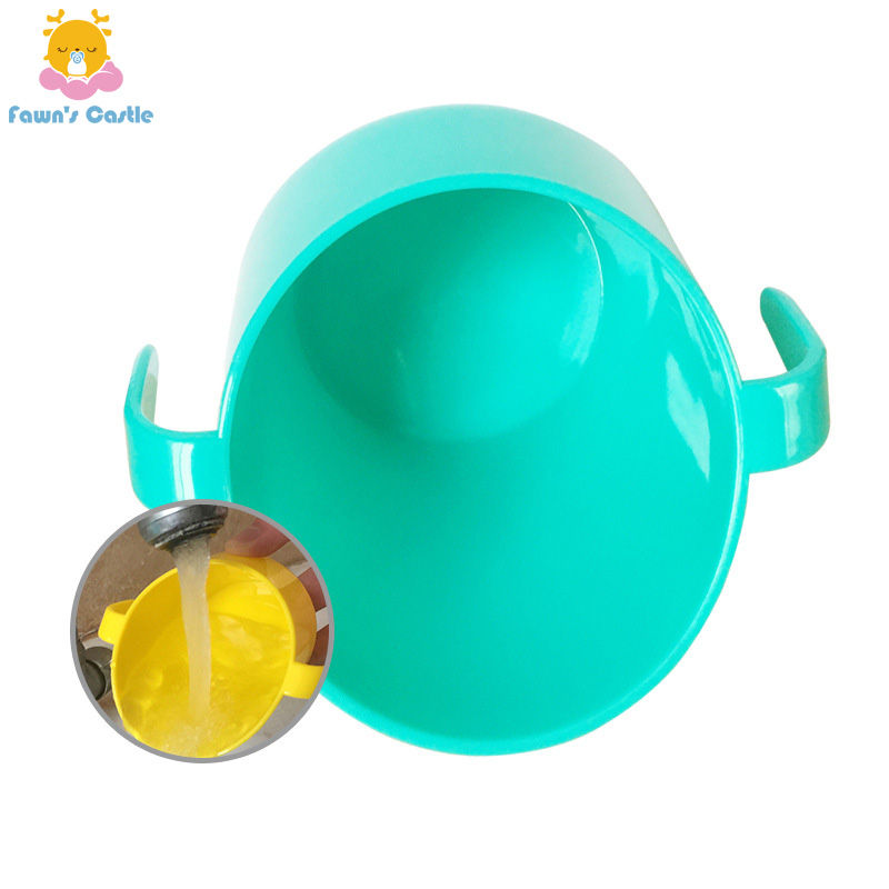 Taza de alimentación de bebé para entrenamiento, taza de agua con mango oblicuo, taza biselada de seguridad, tazas a prueba de fugas para niños, tazas de bebidas para niños de 200ml