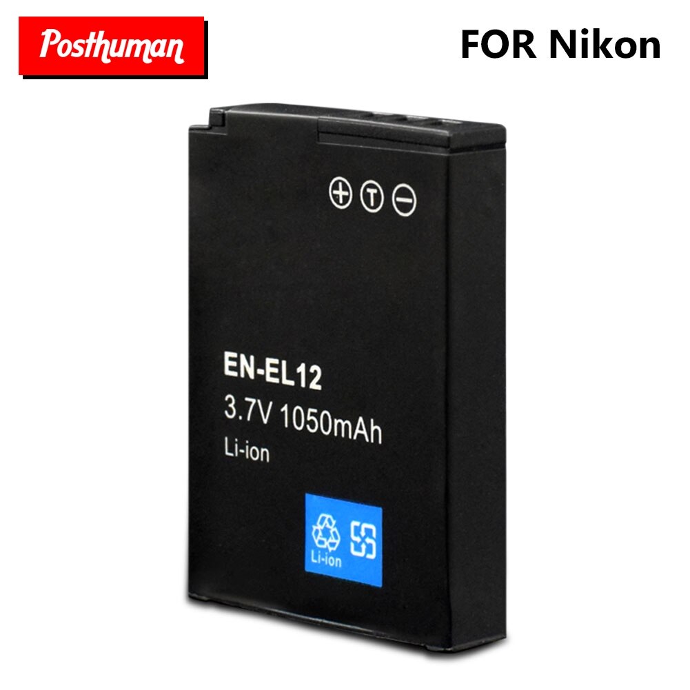 Originele EN-EL12 Camera Batterij S610 S610c S710 S620 S630 S8000 3.7v 1050mah Oplaadbare Digitale Li-Ion Voor Nikon coolpix