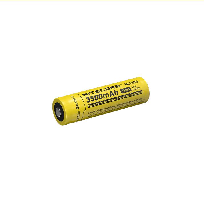 Nitecore NL1835 18650 3500mAh 3.7V 12.6Wh Rechargeable Li-on Battery with Protection for LED Flashlight