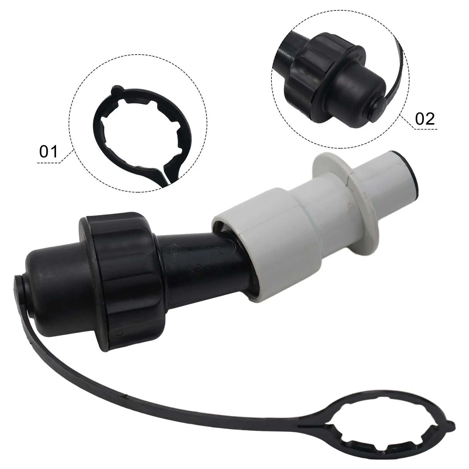 Chain Oil Filling System 0000 890 5004 Plastic Replacement For STIHL Chainsaws Chain Refueling System