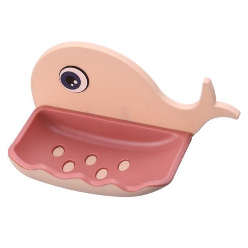 V-shaped Bathroom Soap Basin Wall Mounted Soap Rack Soap Box For Shower Soap Dishes Bathroom Sponge Dish Accessories: PINK