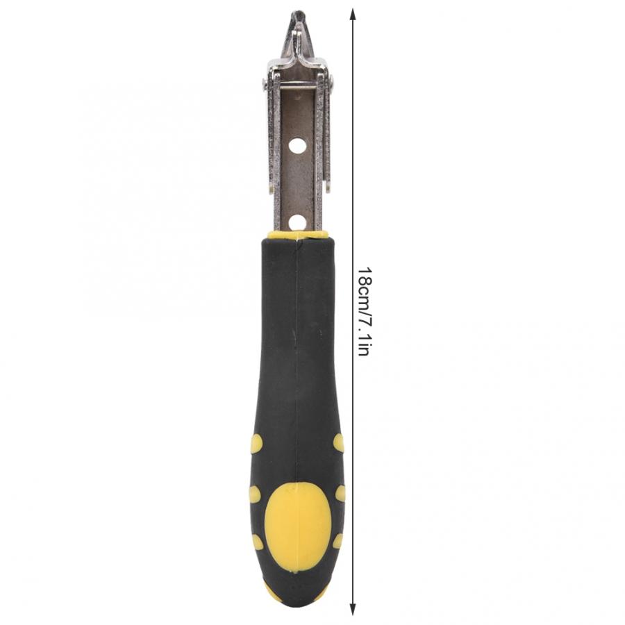 Extractor de clavos tipo empuje Extractor de grapas con mango de goma Herramienta de extracción de grapas