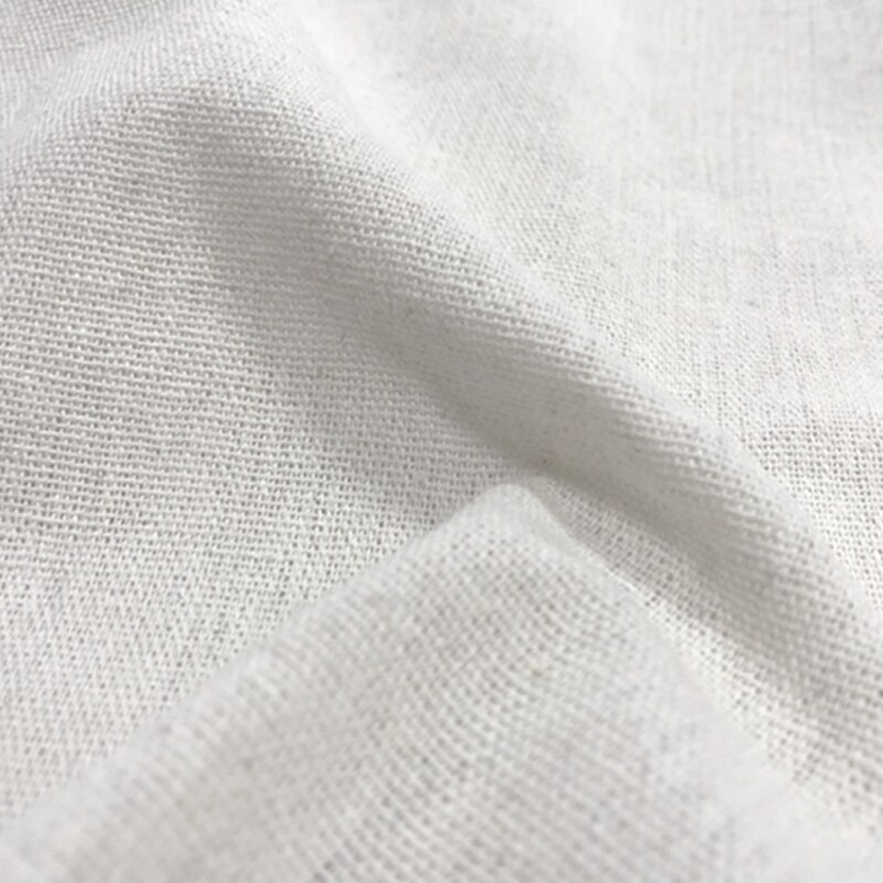 1PCS 100*160cm Linen Fabric Plain Linen Cloth Linen Handmade DIY Fabric Curtains Background Bag Solid Color Fabric Tablecloth