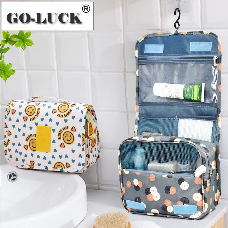 Travel Cosmetic Handbag Women Makeup Bag Toiletries Organizer Waterproof Storag Hanging Bathroom Wash Bags