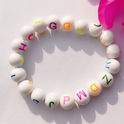 Korean Color Children's Bracelet Acrylic Girls Bead Bracelet Children's Jewelry: HJ-9