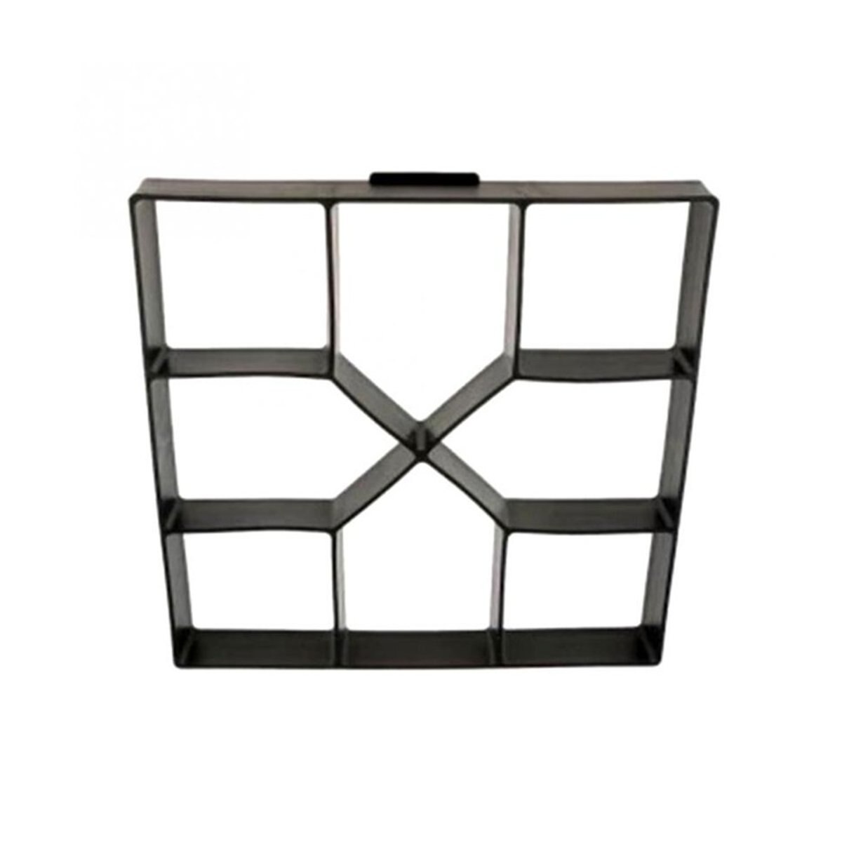 Trädgårdsdekoration gör-det-själv-bana maker betongformar cementform betong cement sten promenad stenläggning asfaltläggare återanvändbar betong tegelform: 2