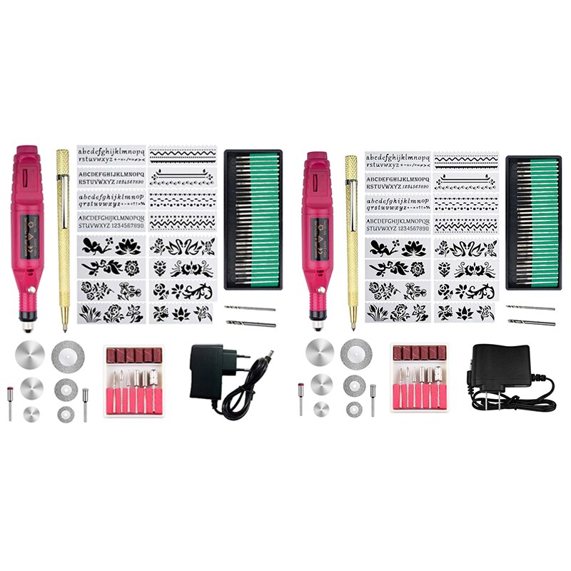 70 Stuk Graveren Tool Kit, multifunctionele Elektrische Graveur Pen Diy Rotary Tool Voor Sieraden Keramische Hout Plastic Met