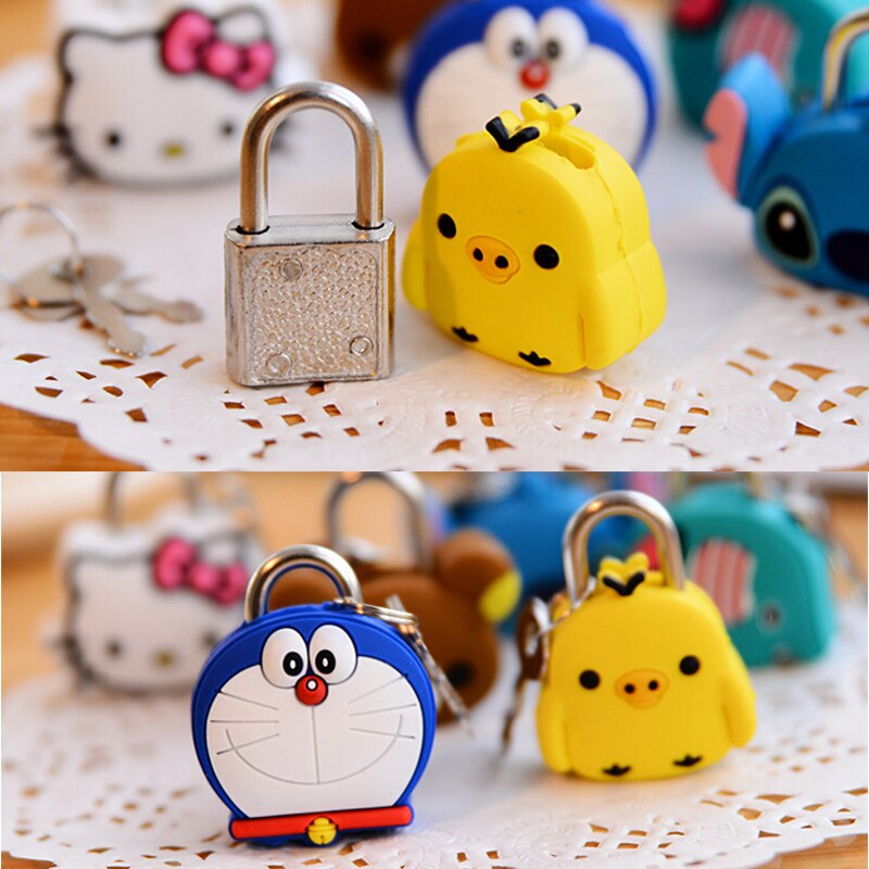Mini Padlocks Key Lock With Key Door Window Practice Lock Locker Kilit For Handbag/Small Luggage/Tiny Craft Diary/Toy/Box