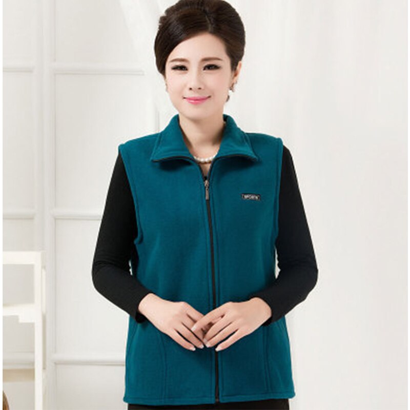 Goedkope winter paars/zwart mommy vest plus size 3xl 4xl warme dames vest mouwloze katoenen jassen dames herfstoutfits