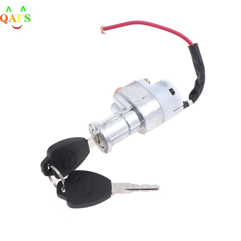 Hoge Prestaties Universele Batterij Chager Mini Slot Met 2 Sleutels Voor Motorfiets Elektrische Fiets Scooter E-Bike Elektrische Lock