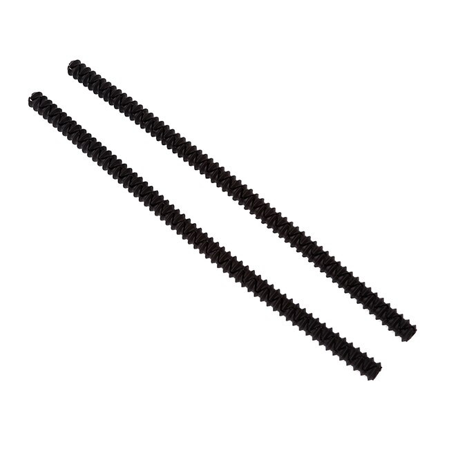 Touch-free Oven Shelf Edge Protector High Temperature Guard Heat Resistant Strip Rack Shield Burn Protector Rack Cover 2pcs/set: black