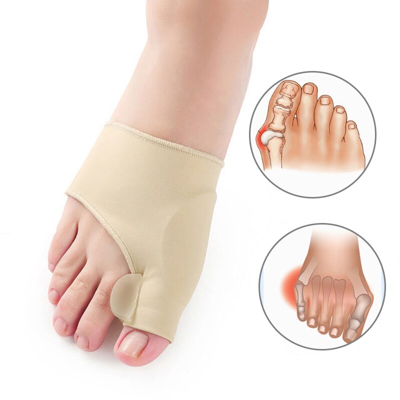 Hallux Valgus Ballen Korrektor Orthopädische Fuß Werkzeuge Knochen Daumen Erzähler Klammer Pedikübetreffend Socken Fuß Zehe Separatoren Bahre