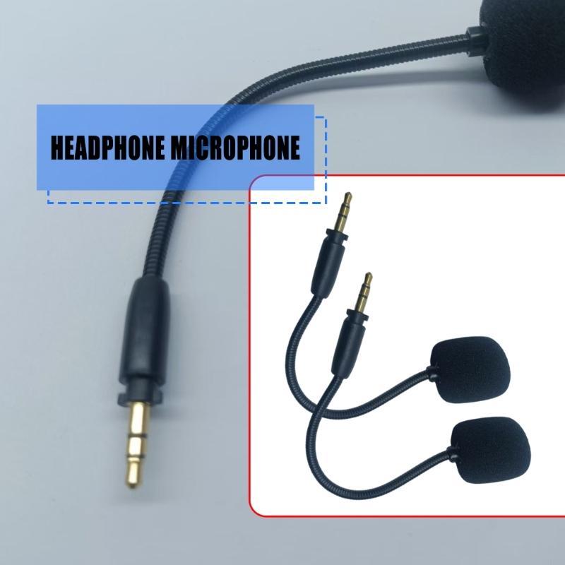 Hörlursmikrofon 3.5mm mikrofonbom med svampskydd för edifier  g2 / g4 headset