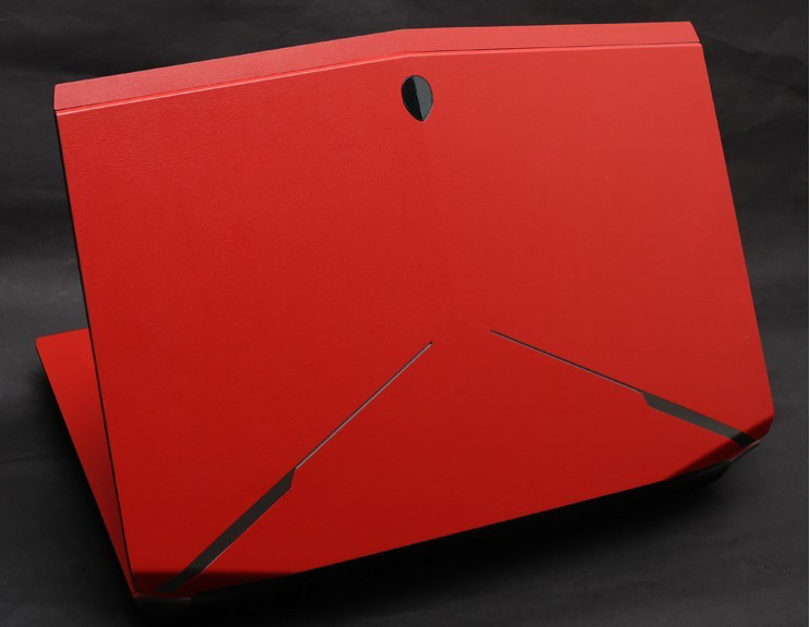 KH Laptop Carbon fiber Leather Sticker Skin Cover Protector for Alienware 13 R2 M13X ANW13 13.3-inch release: Red Leather