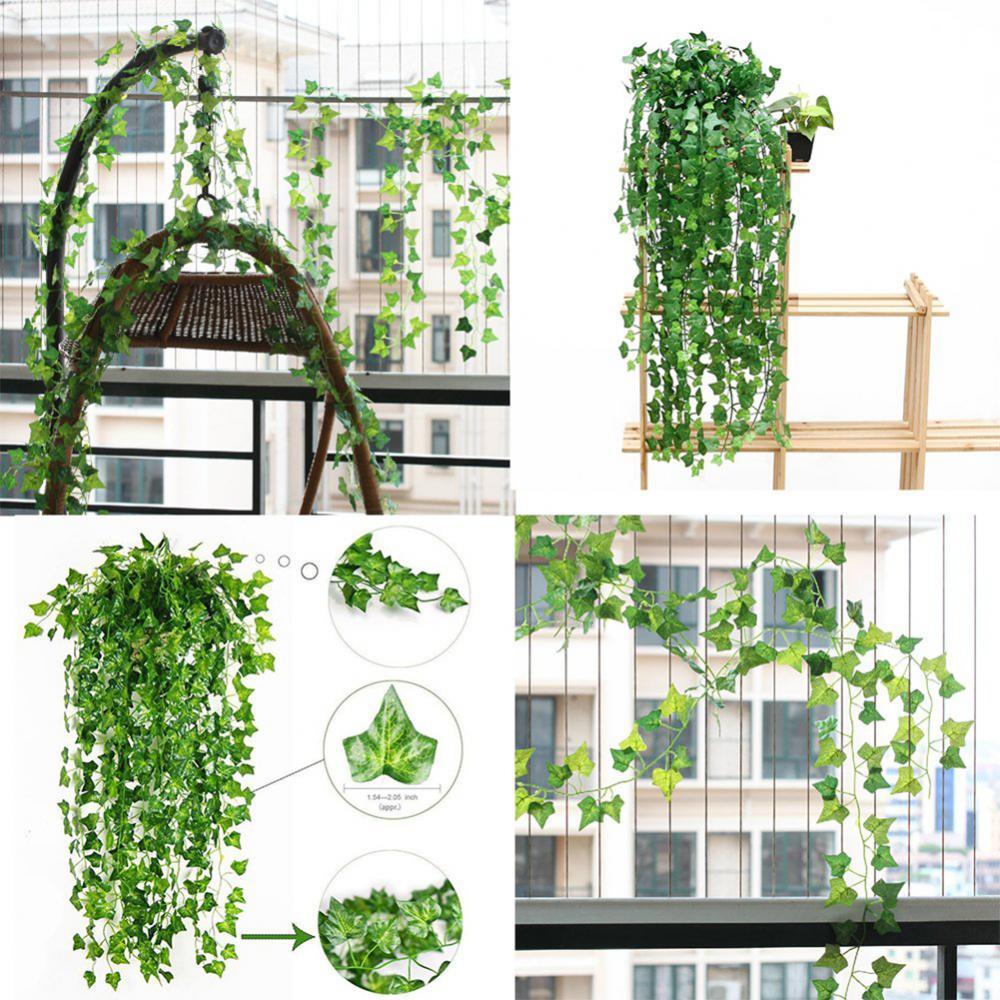 Artificial Plants Creeper Green Leaf Ivy Vine For Home Wedding Decor DIY Hanging Garland Artificial Flowers