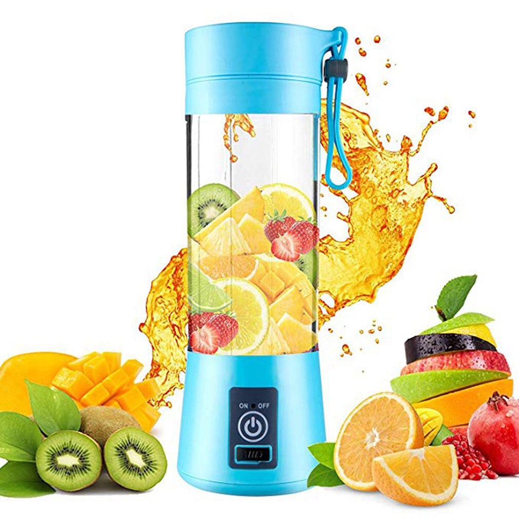 USB Rechargeable Personal Blender Electric Mini Blender Fruit Smoothie Baby Food Juicer Cup with Updated 6 Blades
