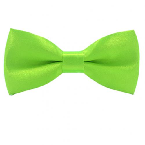 Baby kinderstropdas effen kleur verstelbare stropdas strik feest fotografie rekwisieten elastische kleurrijke vlinder satijnen feest accessoire: Groente