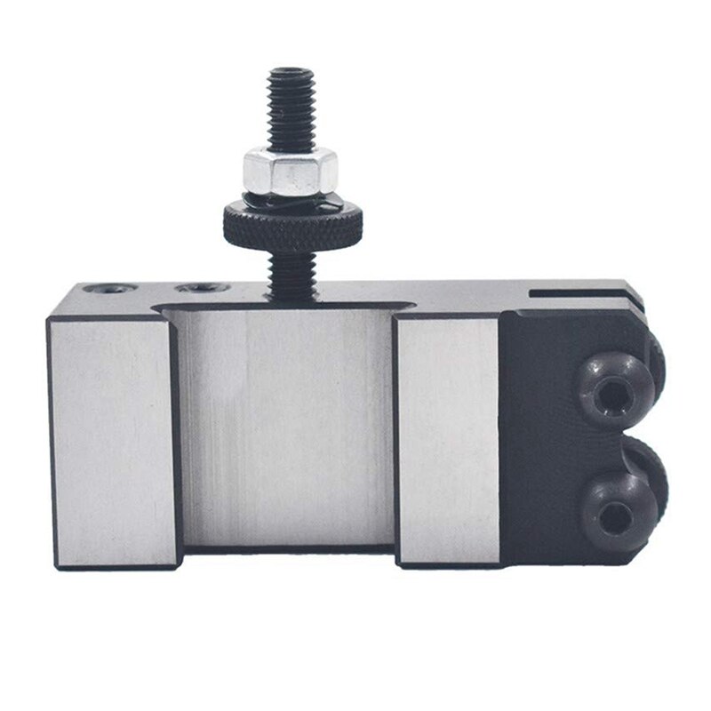 Tool Post Holder Steel Quick Change Tool Post 250-010 Mini Lathe Tool Post and Holder Kit Lathe Accessory