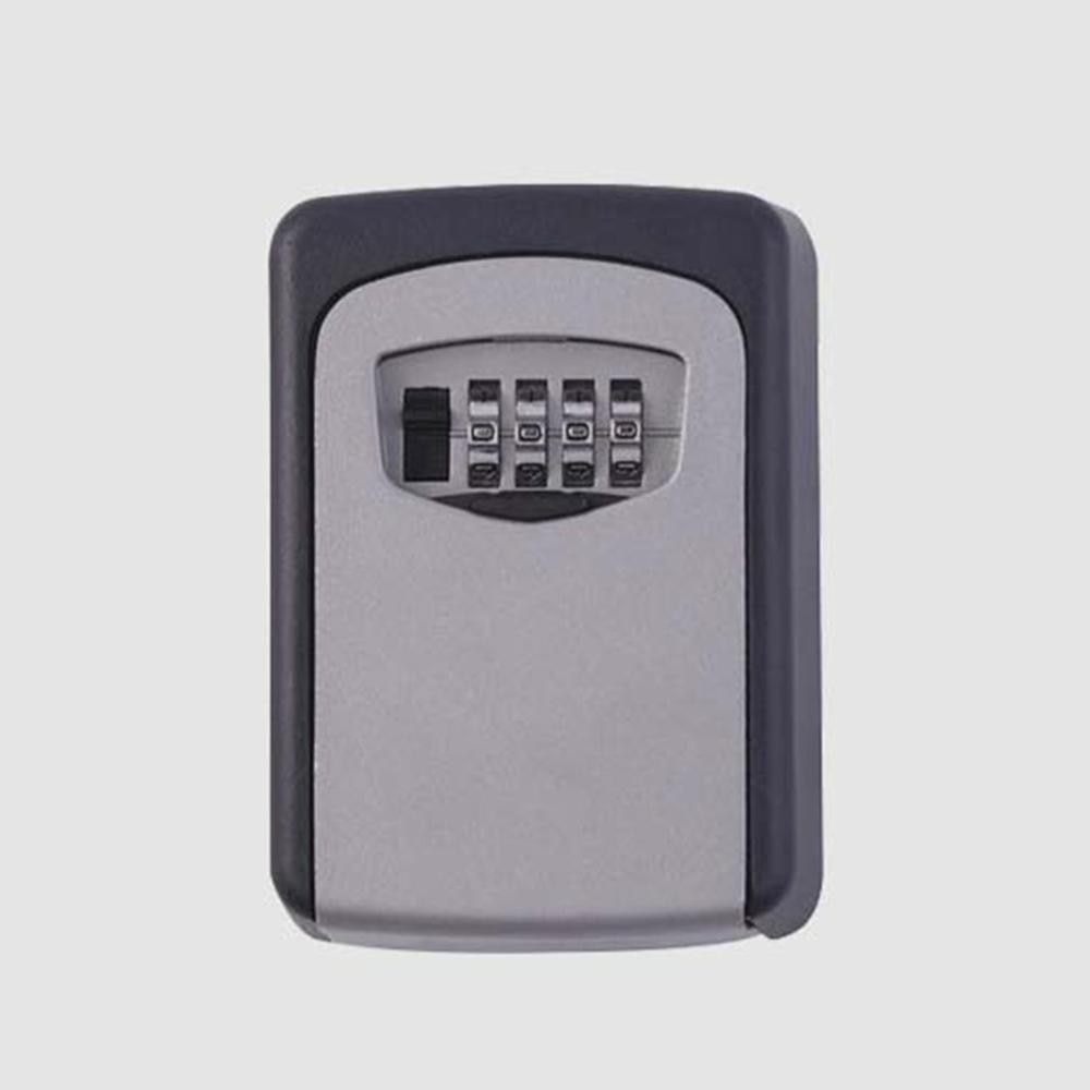 Wall Mounted Code Keys Box Lock 4 Digit Combination Password Key Storage Organizer Box Home Security Alloy Key Box