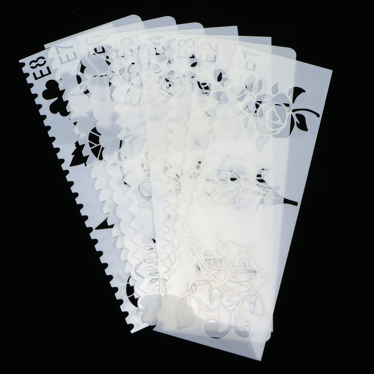 32 Stuks Bloem Blad Groenten En Fruit Schilderen Stencils Plastic Tekening Template Diy Hollow Out Stencil